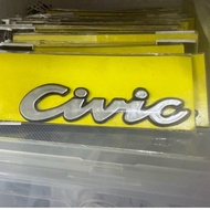 CIVIC EG EG9 EG6 EG8 SR3 SR4 EMBLEM CHROME CIVIC LOGO
