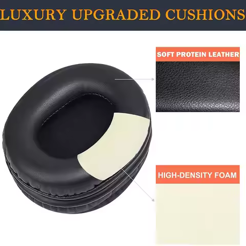 N85R Super M50X Replacement Earpads Compatible with M50 M50X M50XBT M50RD M40X M30X M20X MSR7 SX1 He