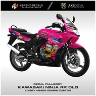 DECAL FULLBODY NINJA RR OLD MINION ZOMBIE CUSTOM / STIKER MOTOR KAWASAKI NINJA RR