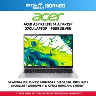 ACER Aspire Lite 14 AL14-32P-370U Laptop - 14" WUXGA IPS/I3-N355/8GB DDR5/512GB/W11 +HNS