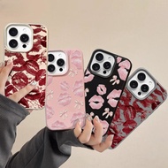 Red Lips Kiss Print Casing For Samsung Galaxy A31 A30 A20 A33 A15 A16 A14 A12 5G F12 A11 A10 A10S Ca