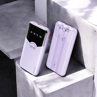 Sạc dự phòng Wekome pin dự phòng sạc siêu nhanh 22.5W tích hợp dây cáp sạc và màn hình LED hiển thị