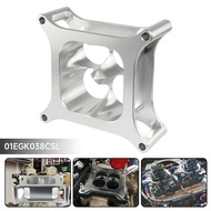 T6 2 inch Aluminum 4150 CNC Machined Carburetor Spacer Square Bore 4 Port For Chevy GM LSX Chevrolet