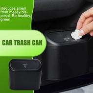 Car Trash Storage Bag Doorside Side-mounted Lid Multifunctional Storage Car Bucket E7n7