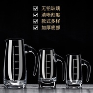 [3869 People Collection] Wine Dispenser Liquor Glass High-End Thickened Hotel Wine Jug Packing Wine 