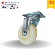 4" inch live nylon trolley/showcase/cart wheels Wheel strength limit 90 kg