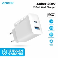 Anker Powerport Charger 20W 18W Dual Port USB Type a & C Anker Wall Charger PowerPort 20W - A2347/A2