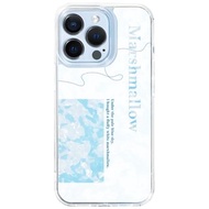 留白－藍色棉花糖 手機保護殼 iphone 14 13 12 pro max 可客製