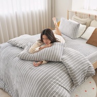 超柔瞬暖法蘭絨床包 被套 鋪棉暖暖被/床單 兩用被毯/FL053