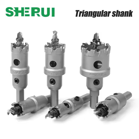 1 pc 5A Carbide Tip TCT Drill Bit Hole Saw 12-150mm Drill Bit Set Hole Saw Cutter For Stainless Stee