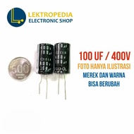 Elco 100uf 400v Kapasitor 100 uf mikro 400 v volt Elko 400volt