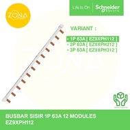 BUSBAR COMB / COMB BUSBAR SCHNEIDER 1 PHASE 1P 63A EZ9XPH112 Original