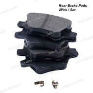 Rear Brake Pads Set For GAC TRUMPCHI GA5 1.0L-EREV 1.6T 1.8L 1.8L-HEV 1.8T 2.0L 2010- GS5 1.8T/2.0 L