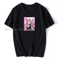 Mitsuri Kanroji - Kimetsu No Yaiba, Demon Slayer Mitsuri Kanroji Print Cotton Funny T Shirts Kimetsu No Yaiba Tshirt