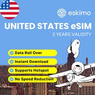 Eskimo eSIM United States Data Plan (3GB and 1GB) - How to Redeem in Description