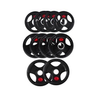 ALTROM SPORT Altrom Sport Olympic 50 kg weight plate set, rubber-coated weight plates for Smith mach