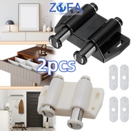 2pcs Magnetic Push To Open Tip on Double Catches Magnet Door Bouncer Damper Catches Door Drawer Cabi