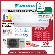 DAIKIN R32 Inverter Air-conditioner FTKF series AIRCOND 1.0HP 1.5HP 2.0HP 2.5HP WIFI gin-ion Self Pickup Seller delivery