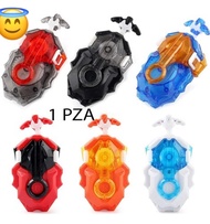 BEYBLADE BURST Dual Launcher + Grip Beyblade Superking Double Launcher Bey Launcher Mainan Gangsing