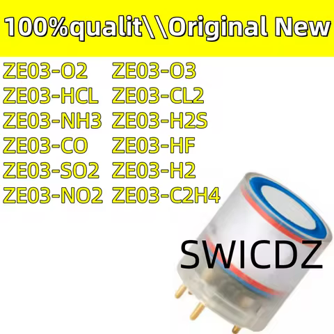 ZE03-CO/SO2/NO2/O3/H2S/O2/NH3/C2H4/CL2/HF/HCL Gas Detection Module High Sensitivity UART & Analog Vo