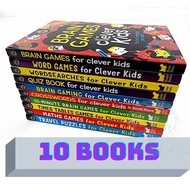 Brain Games Puzzle Book for Clever Kids Word Games (10 Books)