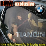 BMW Car side window sunshade mesh can be customized with invisible sunshade mesh, breathable and mos