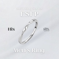 【153】S925 MBTI Ring - ESFP Adjustable Mix and Match Cincin Perak Lelaki Wanita
