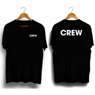 Crew T-Shirt / Simple Crew T-Shirt with Front and Back Logo
