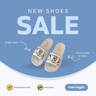 Mlb NY Yankees White Slide Sandals