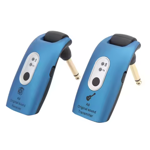 Guitar Transmitter Wireless System A9 2.4GHz USB Cable Musical Instrument Accessories Blue 20Hz-20kH