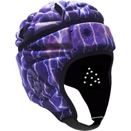Soft Rugby Helmet 7v7 Football Helmet Adjustable Soccer Scrum Cap Head Protector Padded Support Rugb