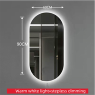 Smart mirror bathroom mirror touch screen bathroom mirror anti fog with light LED makeup mirror beau