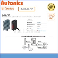 Autonics Photoelectric Sensor BJ3M-PDT RETROREFLEC POLAR ~ 3M ~ T/O  12-24VDC NPN ~ BJ3M-PDT