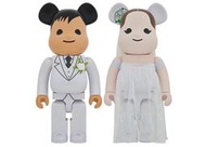 【玩具將軍】現貨 BE@RBRICK 1000% Greeting Marriage 2 PLUS 白色 結婚禮服