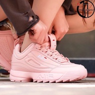 fila Disruptor 2 II all pink Women sneakers Sports Shoes sneakers with box