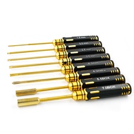 RC Hex Driver Set 8pcs 1.5 2.0 2.5 3mm Hex Allen Screwdriver RC Repair Tools Kit Nut Phillips Wrench