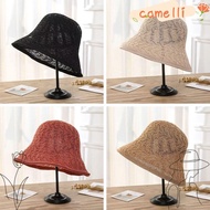 CAMELLI Bucket Hat, Breathable Fisherman's Hat, Anti-UV Sun Hat Women Girls