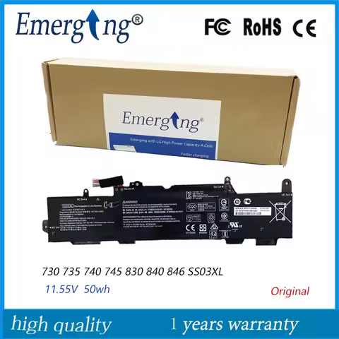 11.55V 50WH Original New Laptop Battery SS03XL for HP 730 735 740 745 830 840 846 ZBOOK14U G5SS03 93