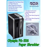 Olympia  Heavy Duty A4 Stripe Cut Paper Shredder PS-20S (20 sheets per time)