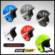 HELMET MS88 100% ORIGINAL TALI TULISAN MERAH
