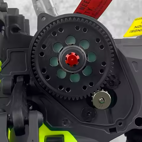 YEAHRUN Metal M0.8 61T 32P Spur Main Gear for 1/10 GORGON 4X2 MEGA 550 BRUSHED Monster Truck Upgrade