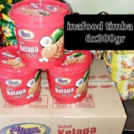 biscuits kelapa okebis inafood 300 gram