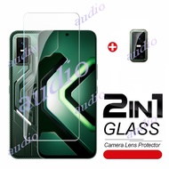Infinix GT 30 5G 2in1 Tempered Glass Full Screen Protector Film With Camera Lens Protector For Infin