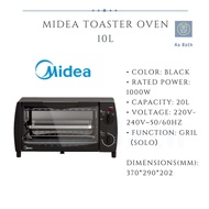 Midea Mechanical Toaster Oven, 10L, MEO-10BDW-BK