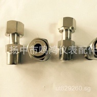 Pressure Gauge  Welding YZG1S-1Connector Stainless Steel Direct Sales Supply Minghong Welding Non-st