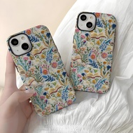 Flowers Phone Case Suitable for 11/12/13/14/15/16 Pro Max Phone Case 2-In-1 Double-layer Protection 