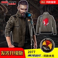 Cyberpunk 2077 Merchandise Same Style Leather Jacket V Jacket COSPLAY Jacket Men Clothing Clothes Ga