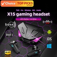 X15 TWS Upgraded Gaming Earbuds | Wireless Bluetooth | Low Latency for Competitive Play