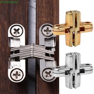 PARADEAO Cross Hinge Invisible Hidden For Cabinet Cupboard Wooden Box Furniture Worktop Heavy Duty Hardware