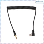 [GedonMY] Mini (3.5mm) to Male PC Screw-Lock Sync Cord for  580EXII 7D 5DII 50D 40D /   Camera